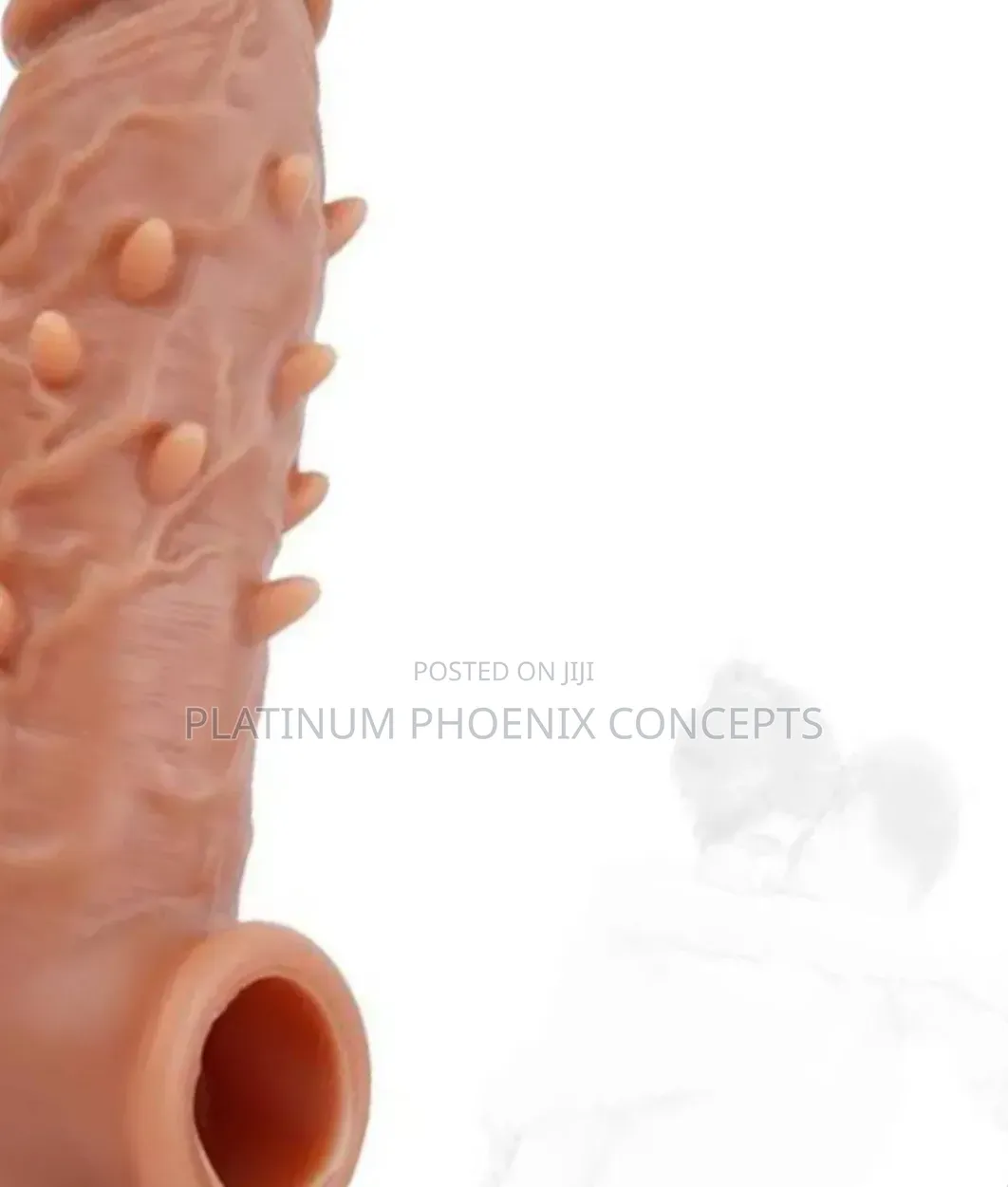 Ruffle Penis Sleeve With Two Holes