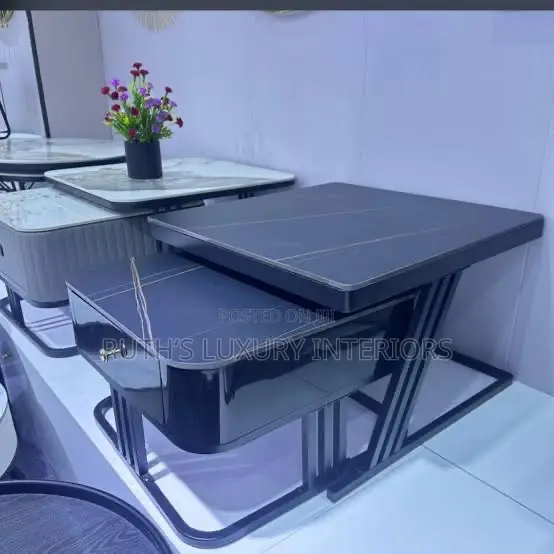 2in1 Modern Marble Center Table Available in Different Designs