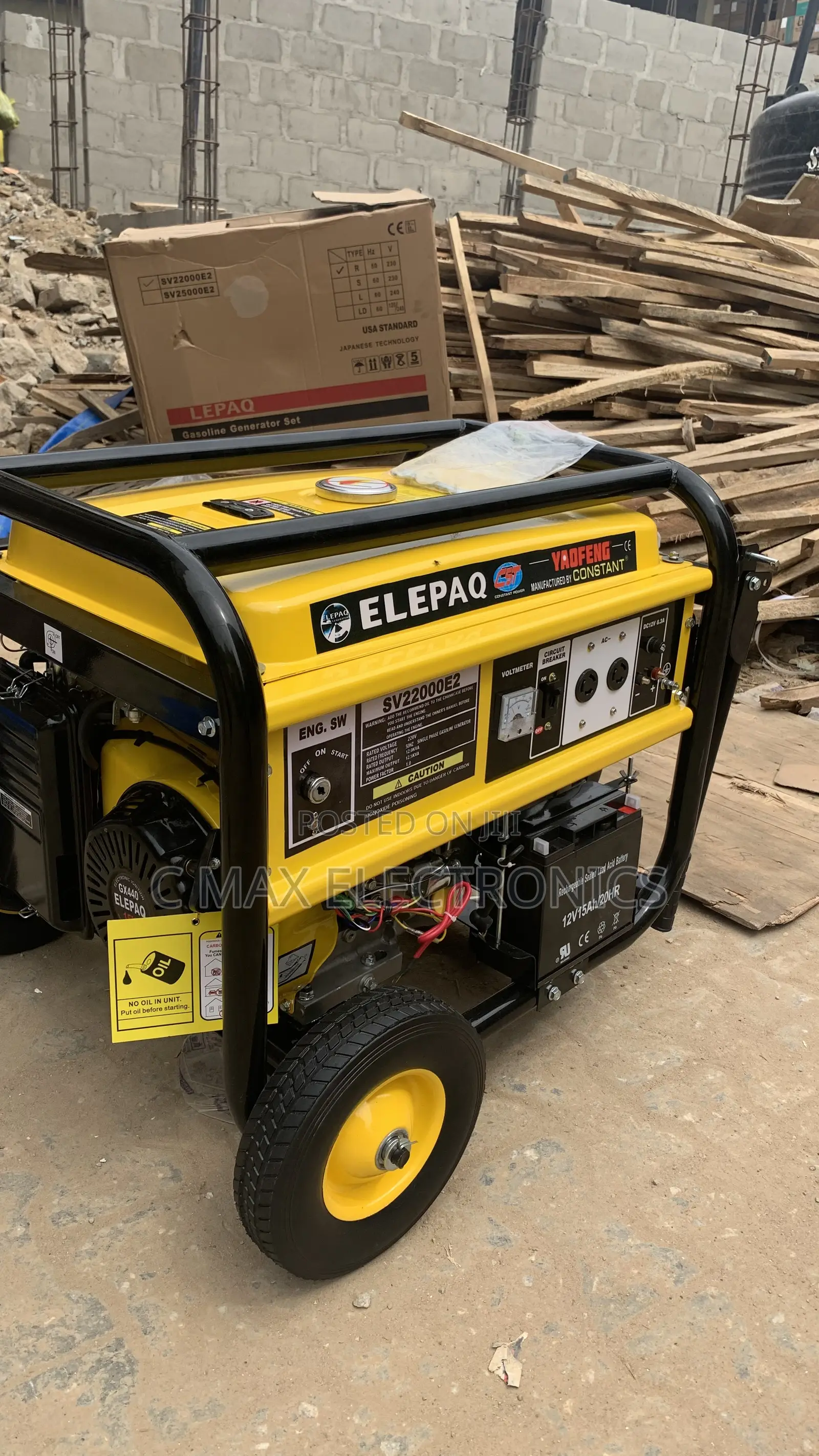 Elepaq 12kva Petrol Generator 1 Year Warranty