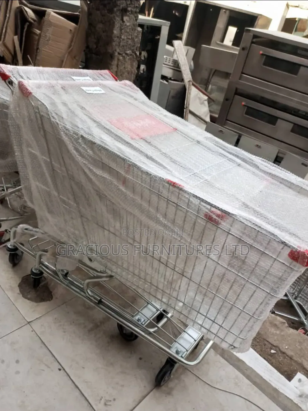 Supermarket Metal Trolley 210 Litres