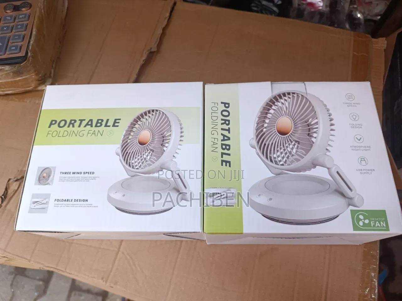 Foldable Rechargeable Portable Fan