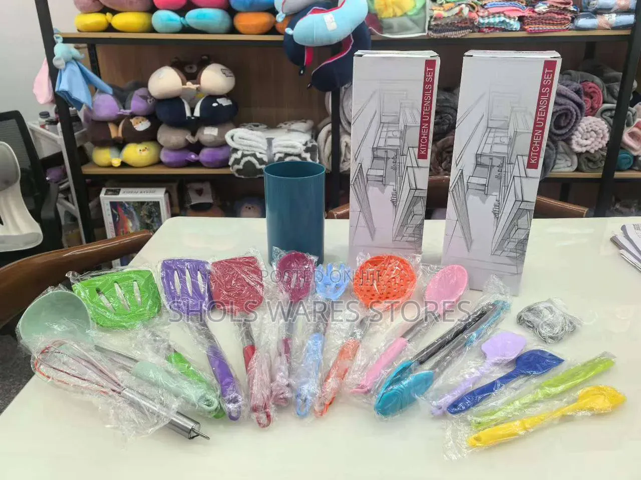 14pcs Silicon Multicolour Spoon Set