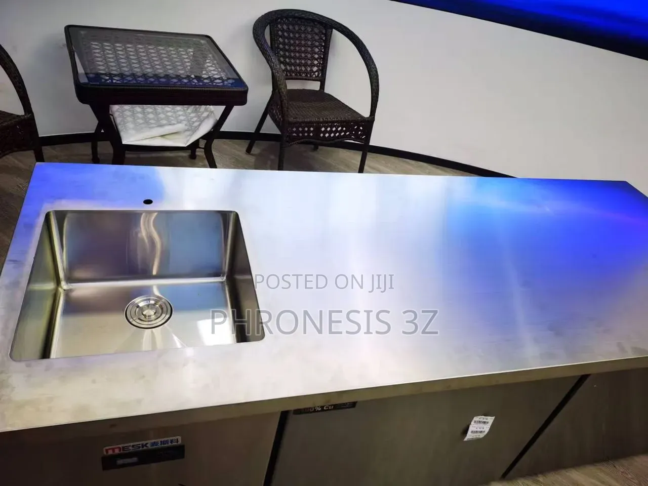 Work Bench Chiller With Sink