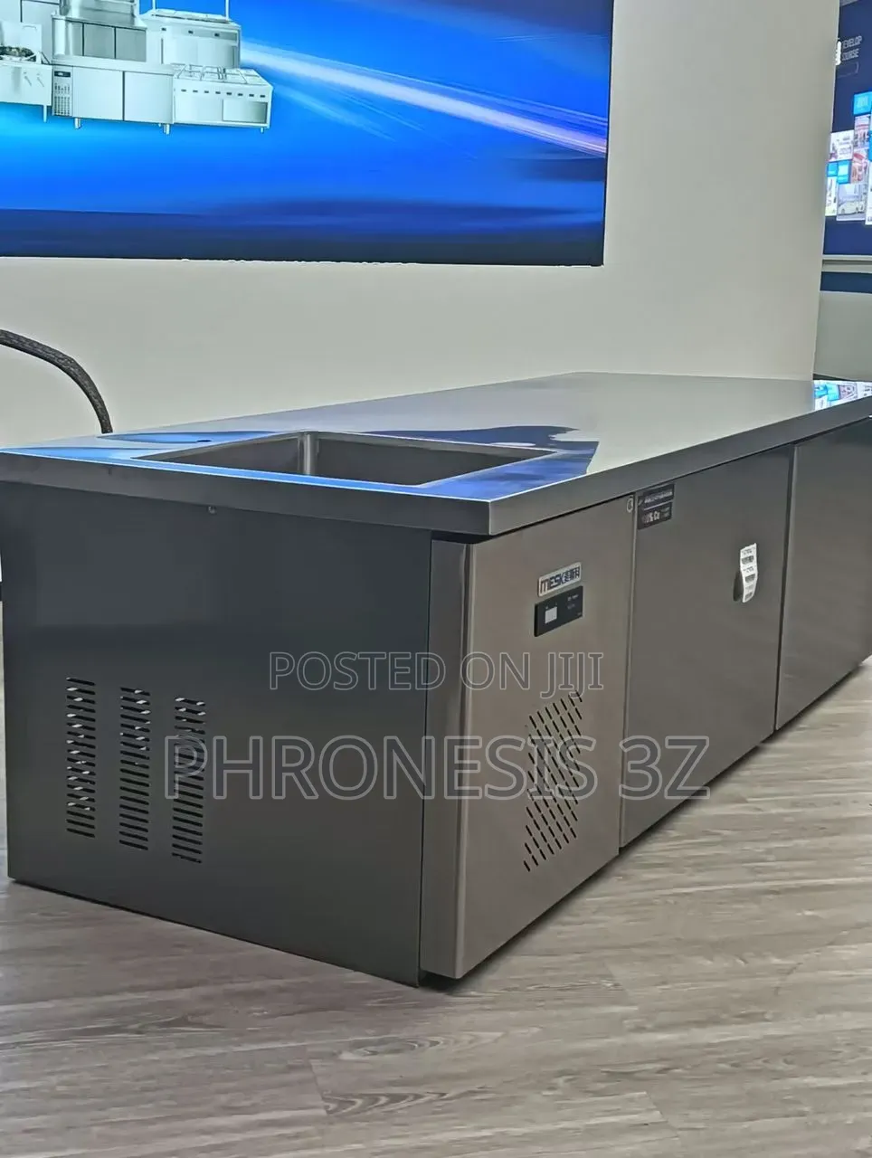 Work Bench Chiller With Sink
