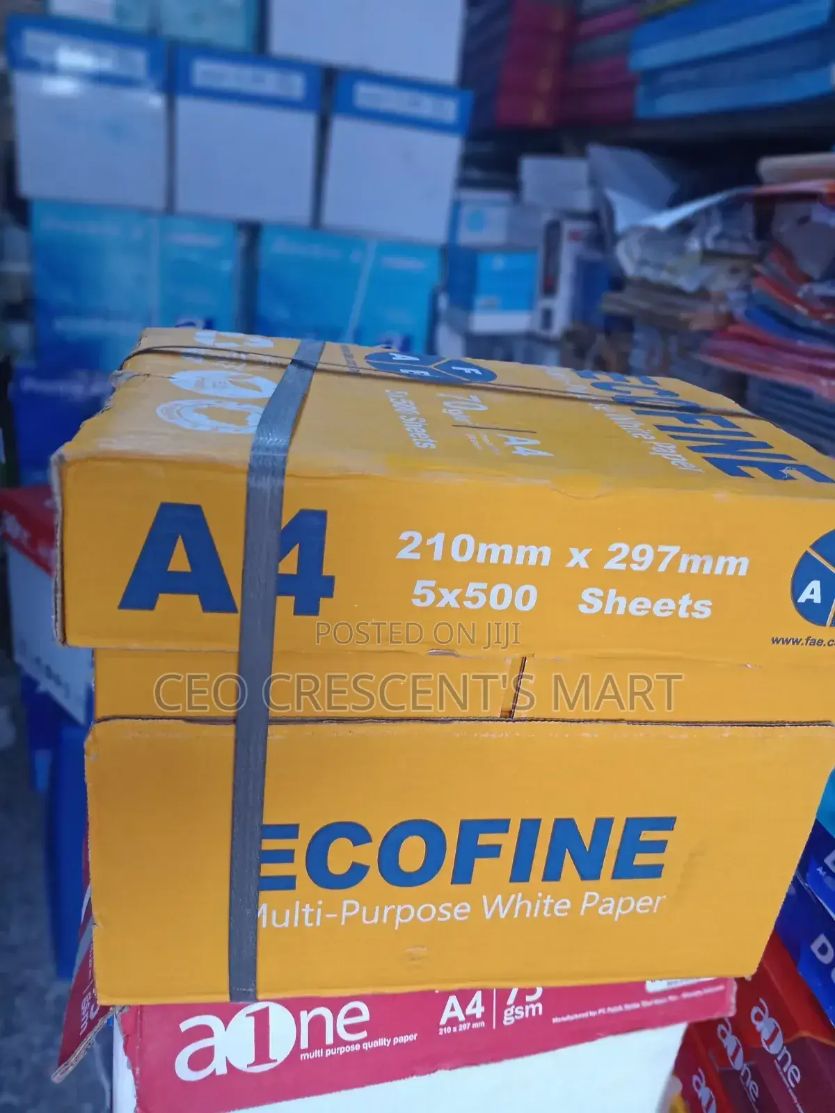 Ecofine 70gm A4 Paper Stationary