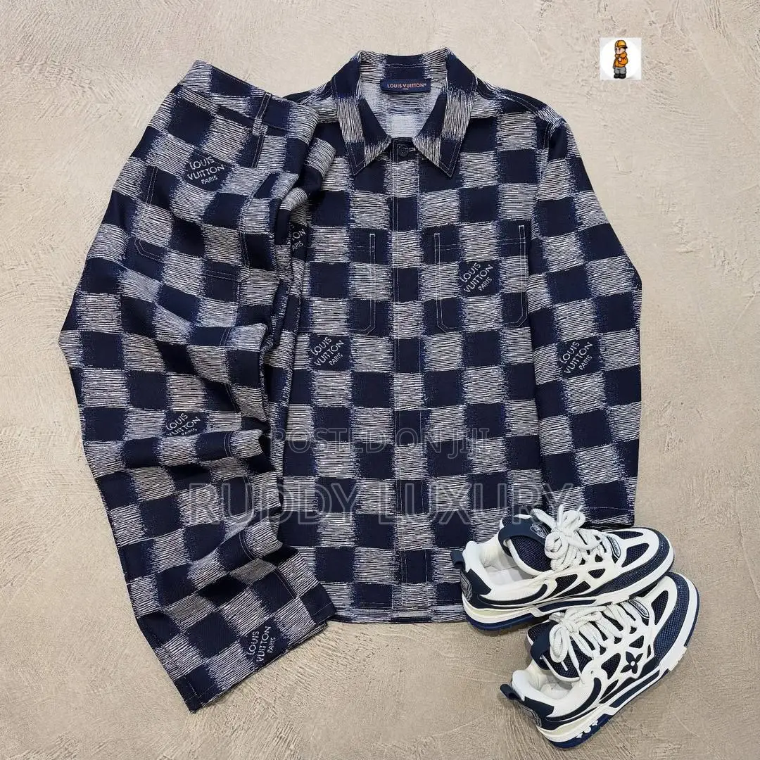 Louis Vuitton Flocked Monogram Long Sleeve
