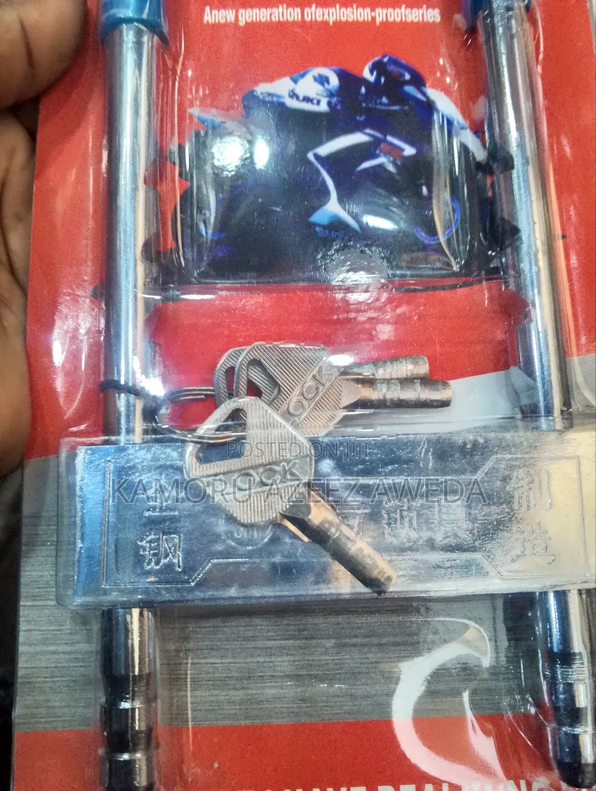Lock for Power Bike and Motorcycle and Bicycle Best Quality