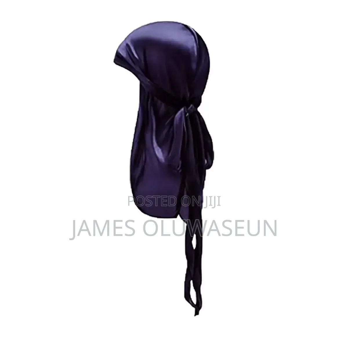 Children Long Tail Turban Available in Blue, Black, and Brown