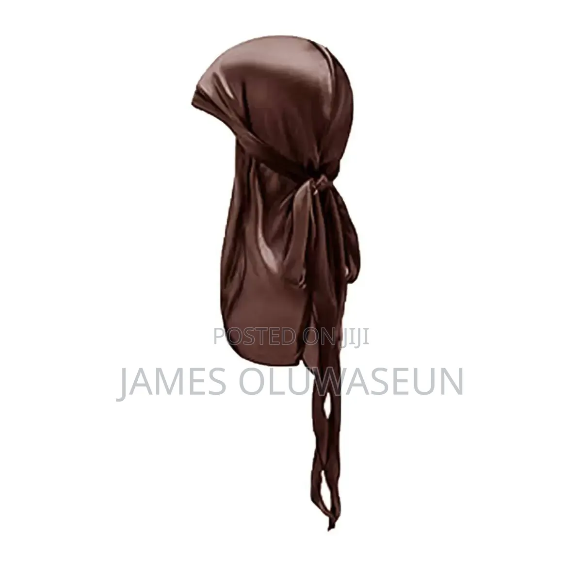 Children Long Tail Turban Available in Blue, Black, and Brown