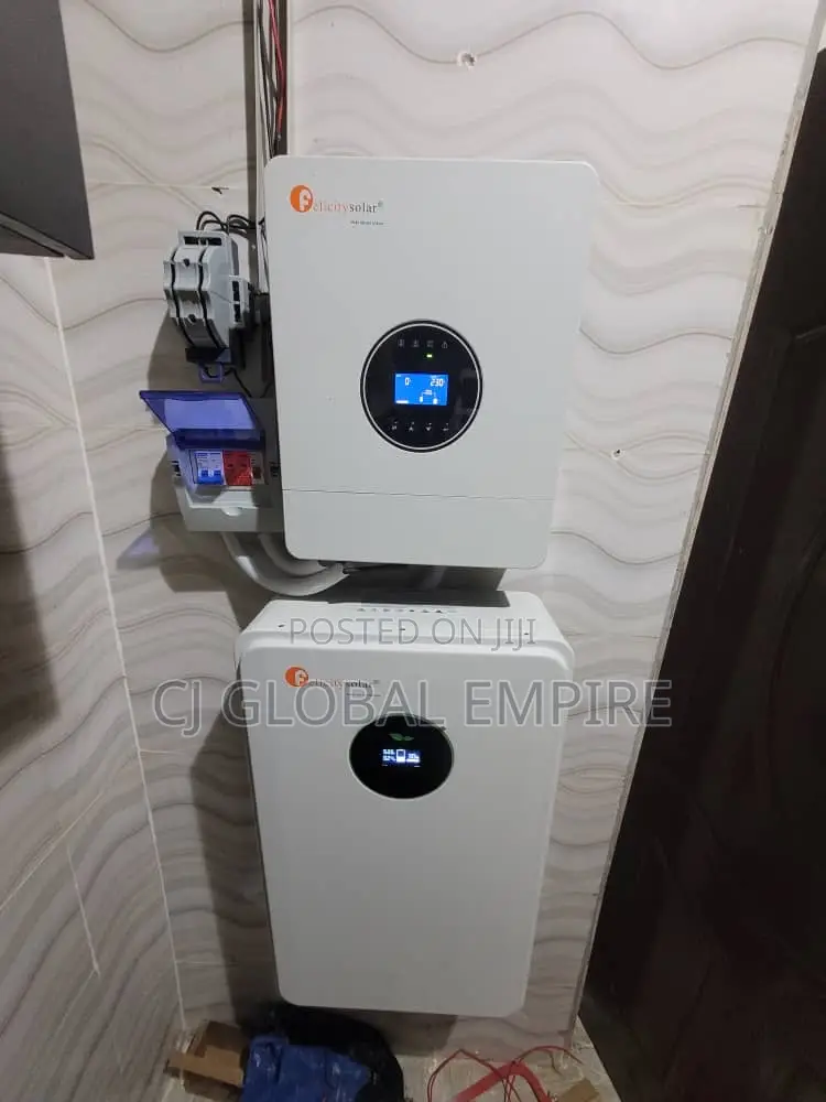 6kva Felicity With 5kwh Felicity Lithium Batt Solar System Setup