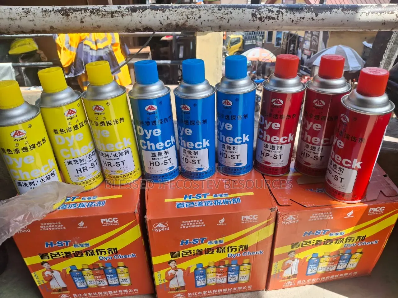 Dye Check Developer, Remover Penetrant Kit 3pics