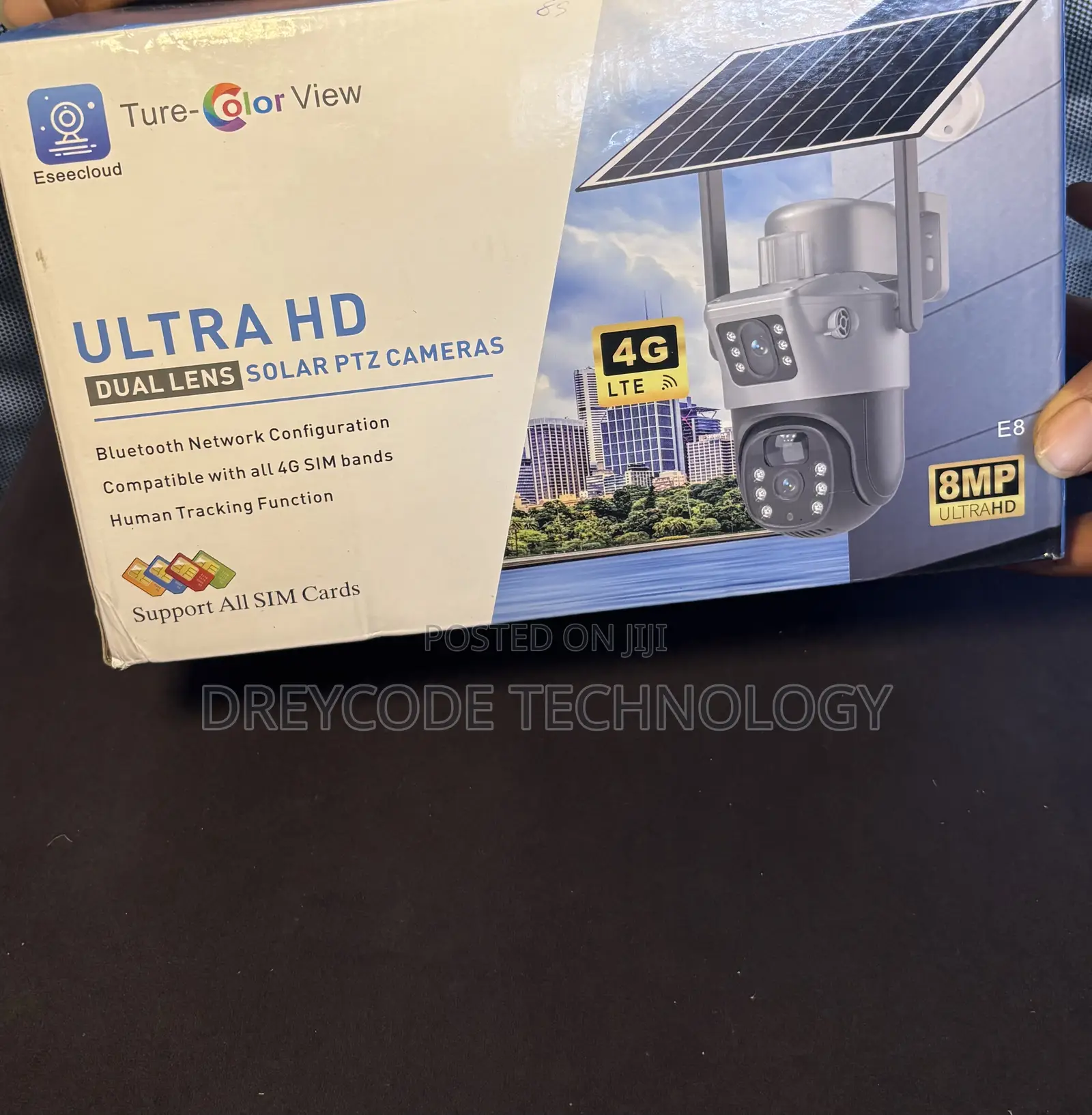 Ultra Hd Dual Lens Solar PTZ Camera