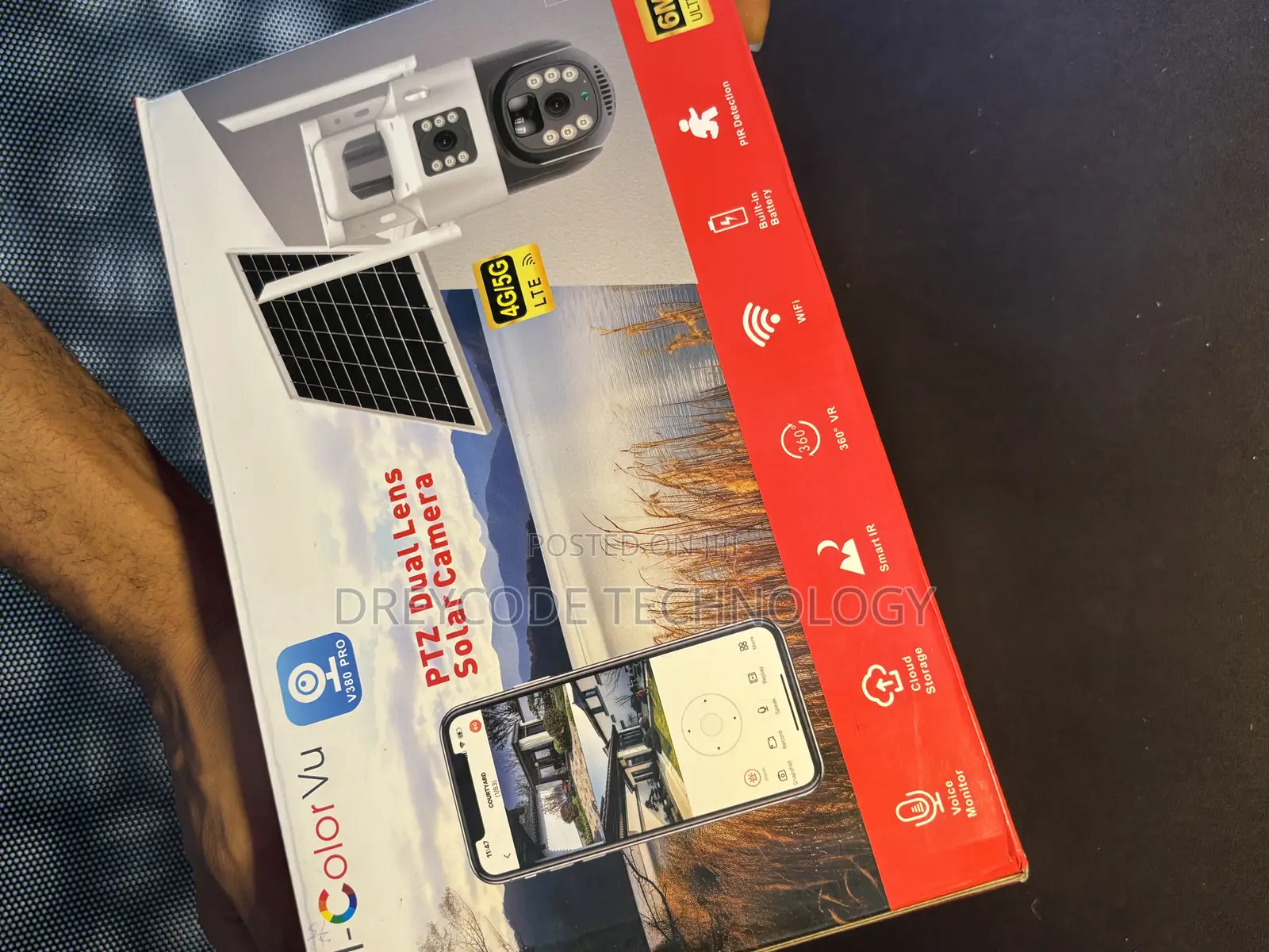 PTZ Dual Lens Solar Camera