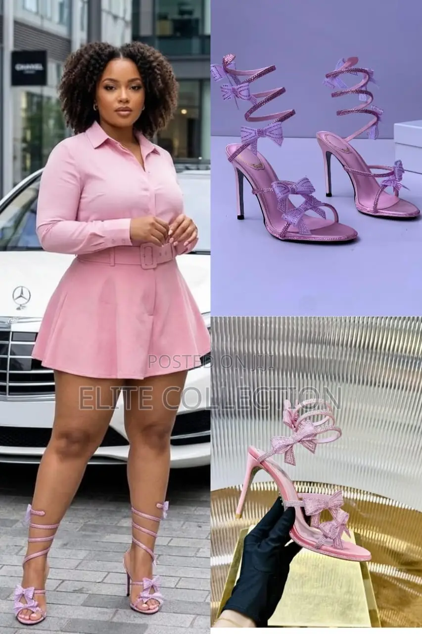 Luxury Bow-Tie Spiral Shoe*Size: 37-42 Packaging: Boxed
