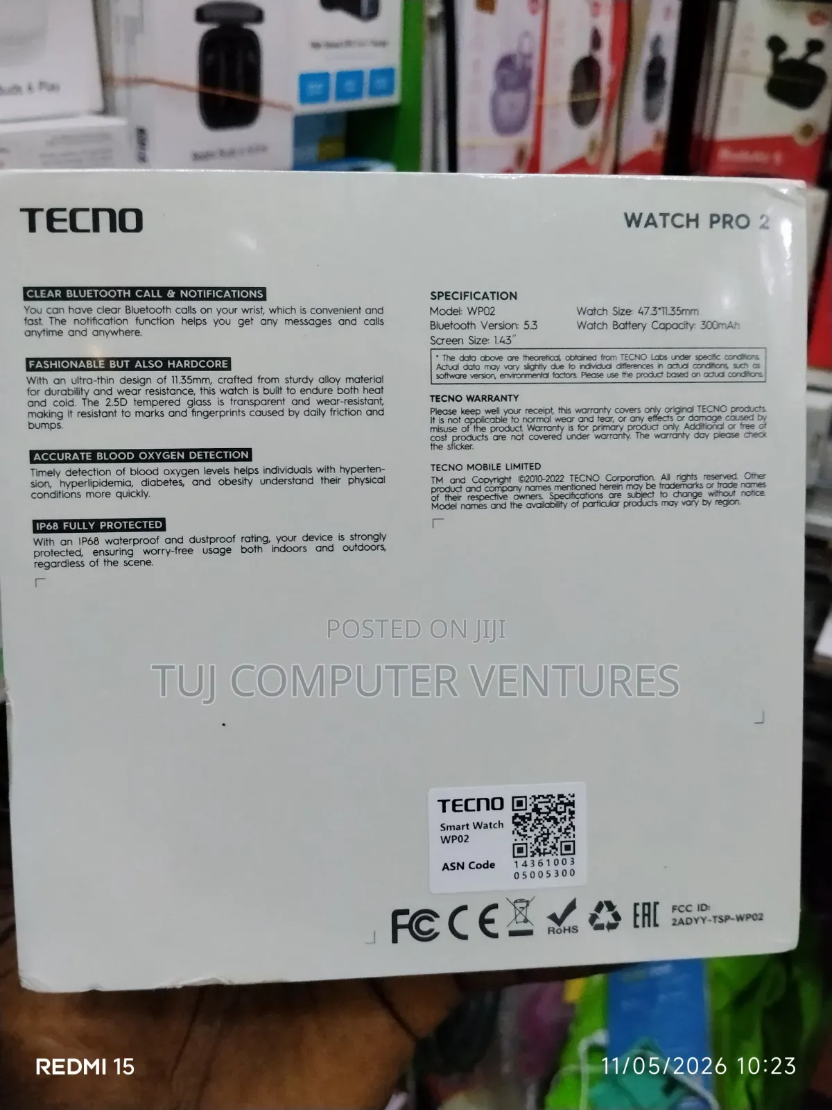 Tecno Watch Pro 2