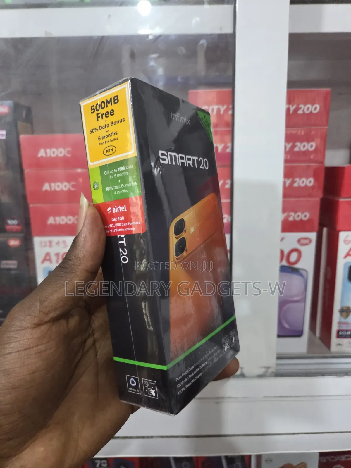 New Infinix Smart 20 128 GB Black
