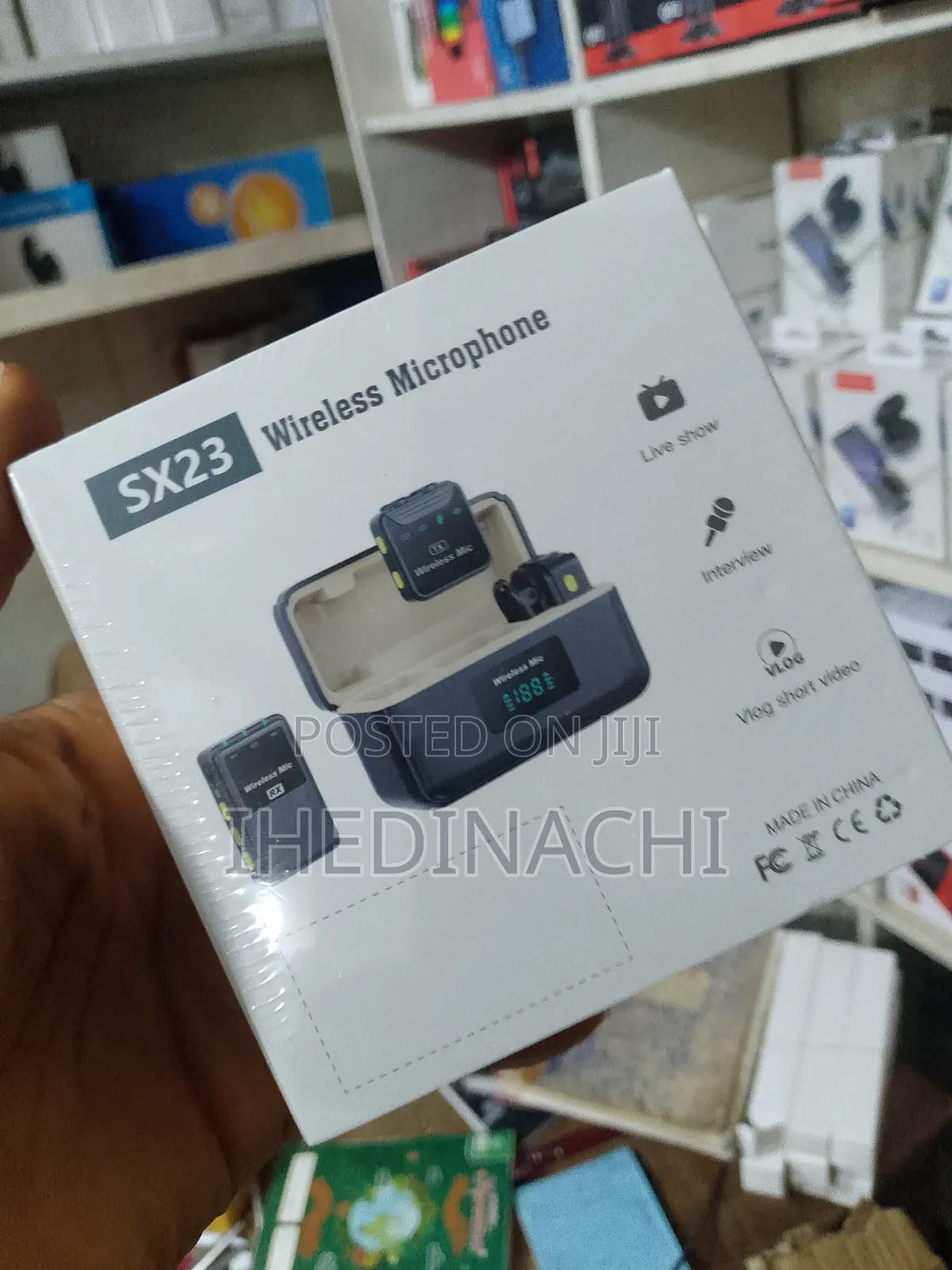 Sx23 Noise Cancellation Wireless Microphone Type C Work on Camera Too