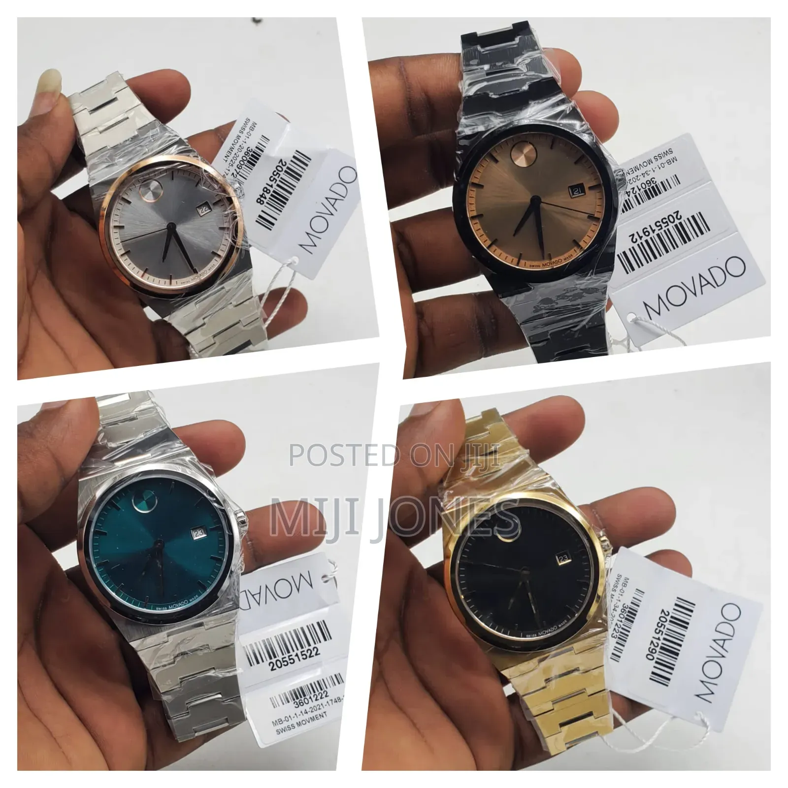 High Quality Movado Swiss Movement Watch Stainless Steel Sapphire