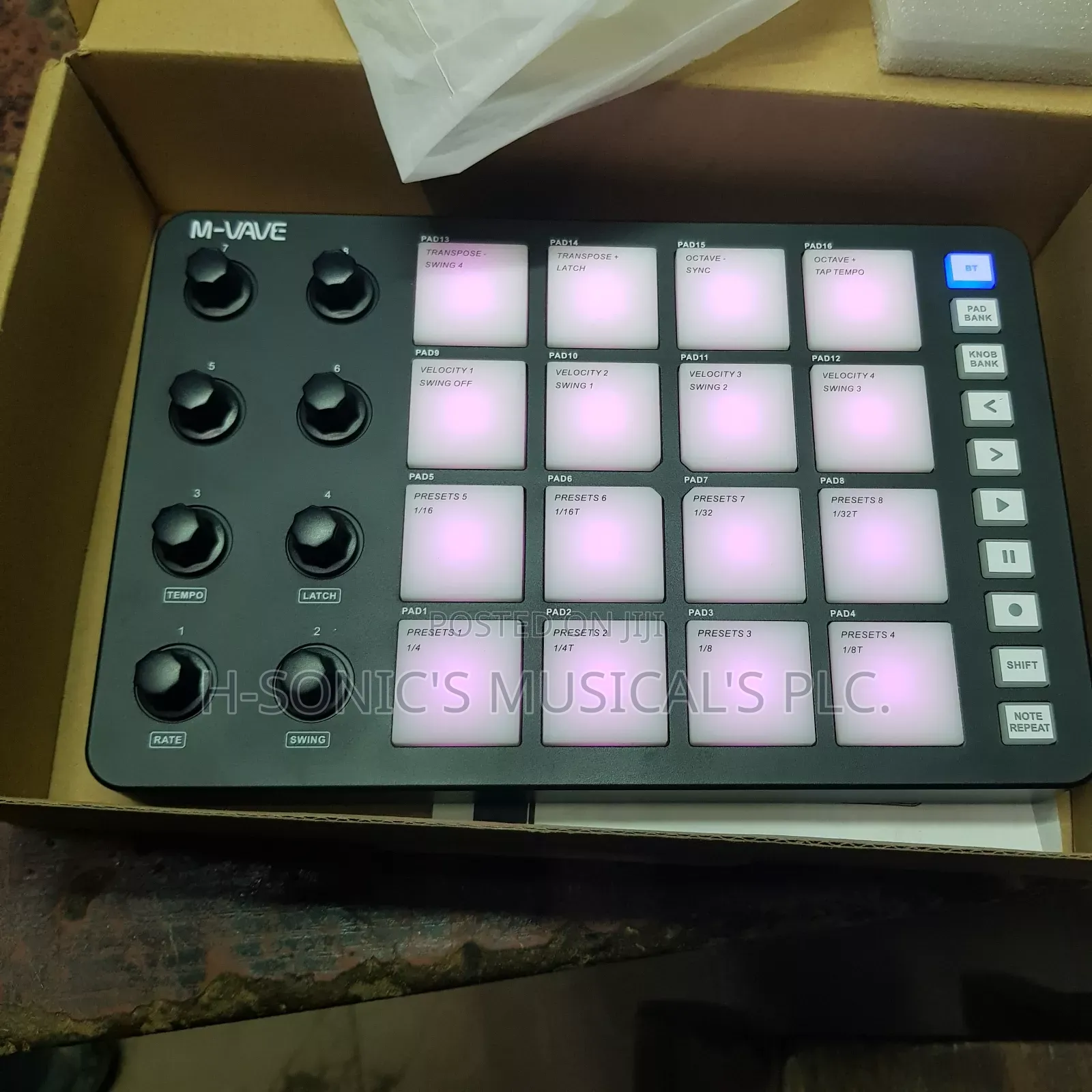 M-Vave SMC Midi Pad.