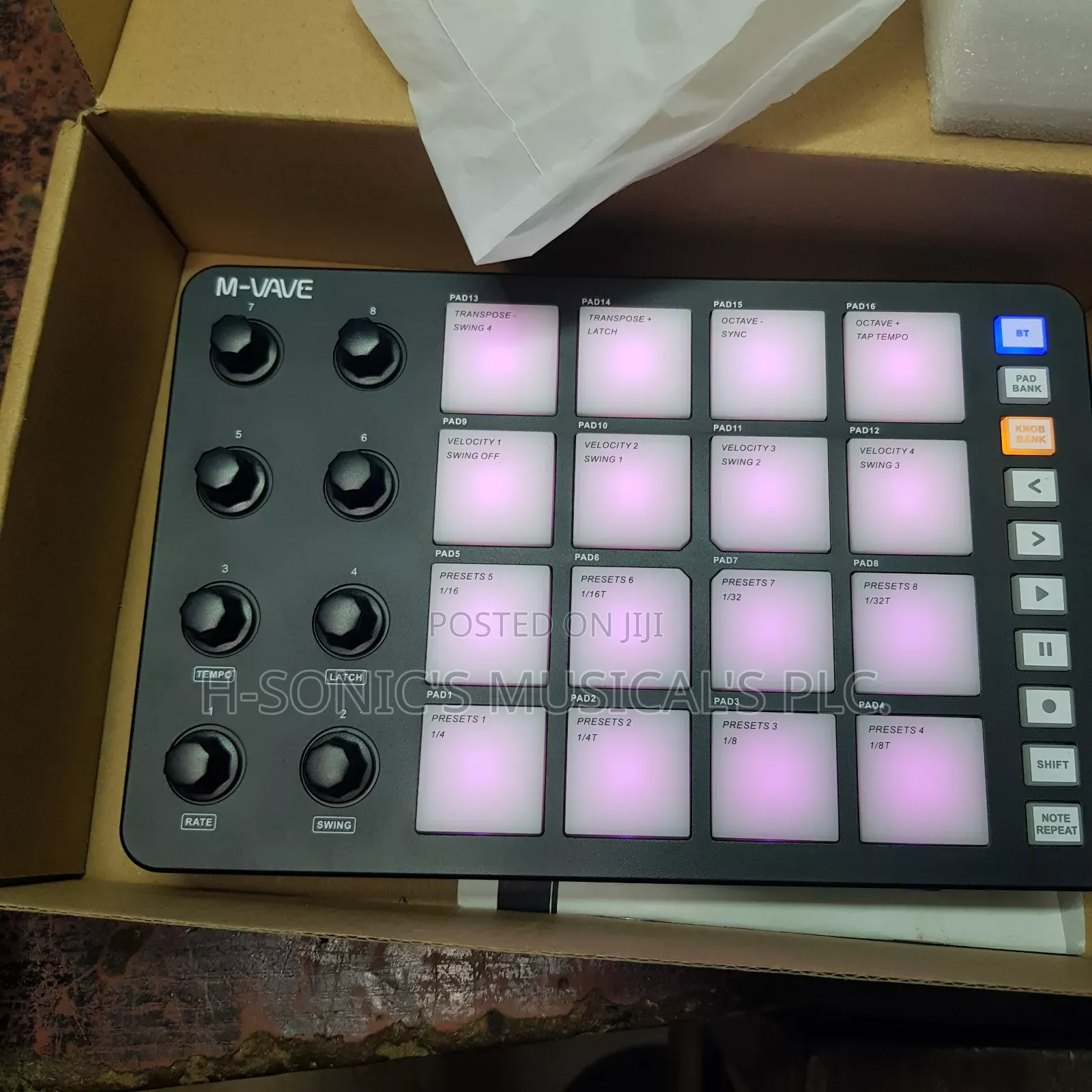 M-Vave SMC Midi Pad.