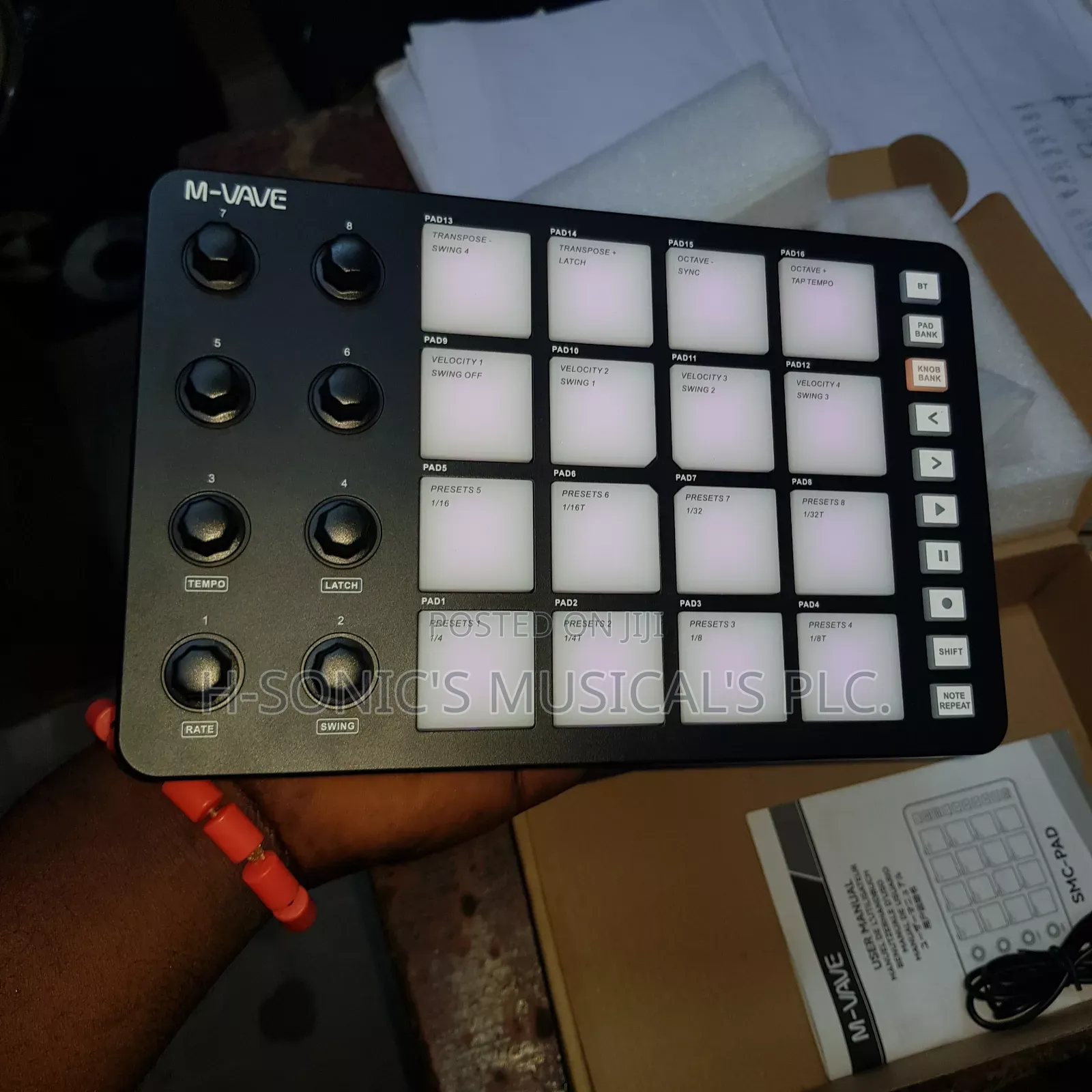 M-Vave SMC Midi Pad.