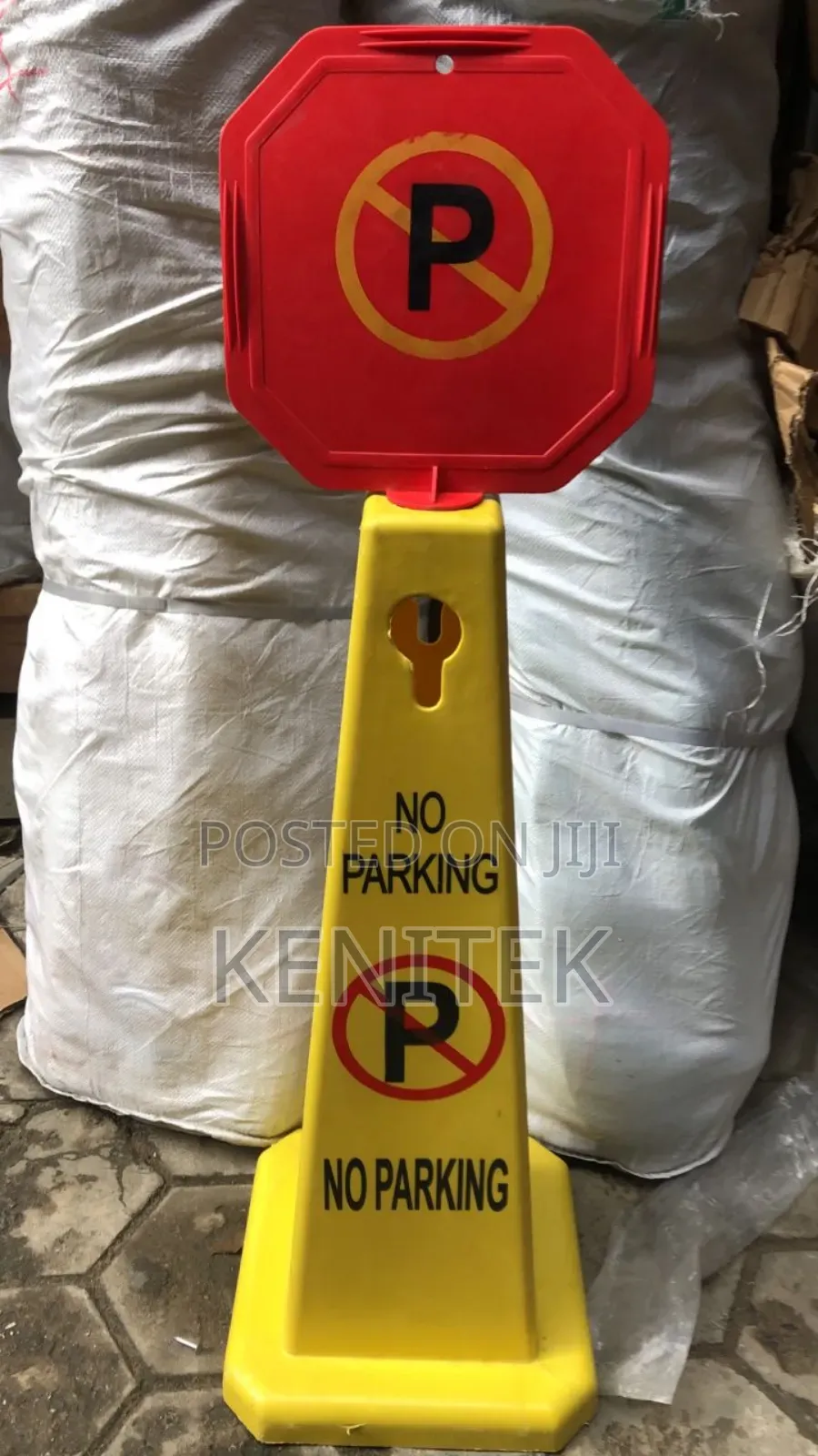 Portable No Parking Safety Cone / No Parking Sign Stand
