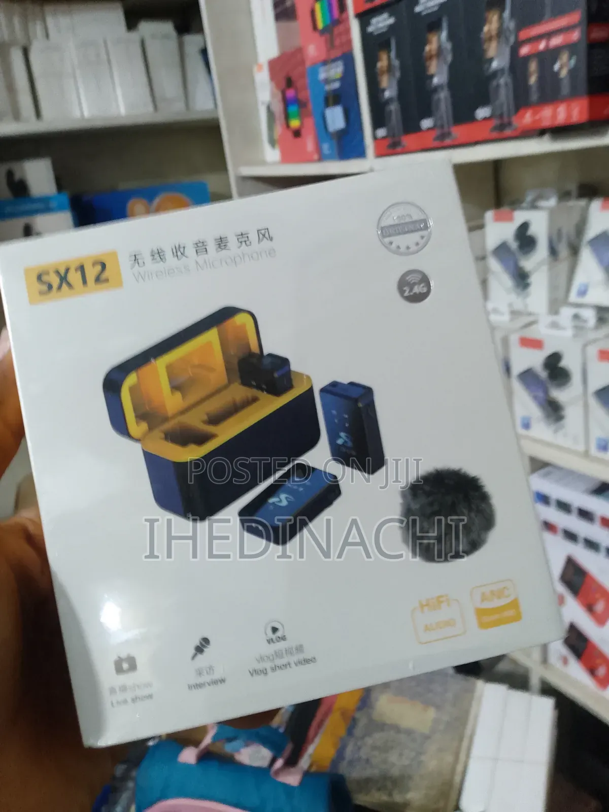 Sx12 Noise Cancellation Wireless Microphone Type C iPhone