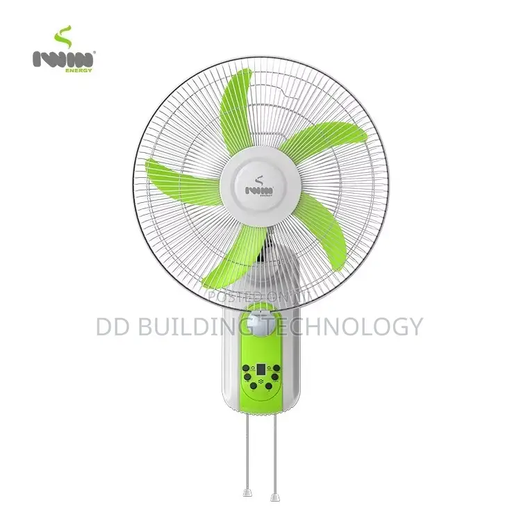 Iwin 18" Rechargeable Wall Fan With Solar Panel