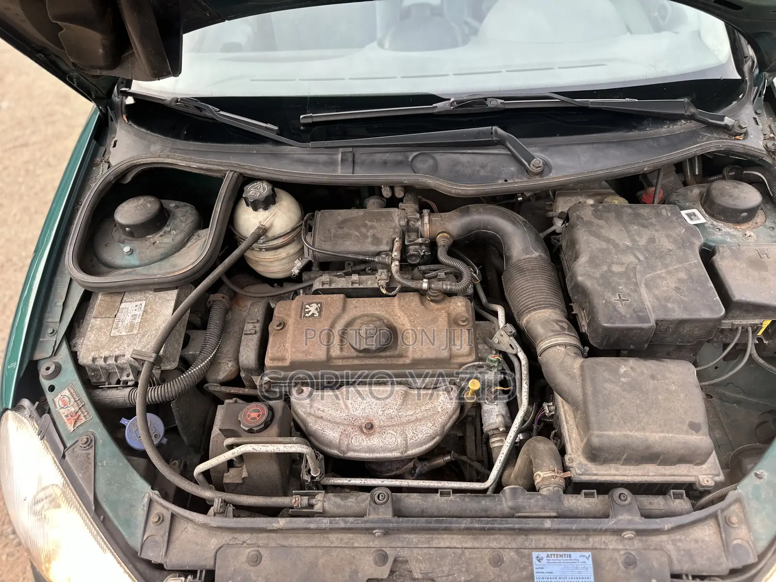 Peugeot 206 CC 2004 Green