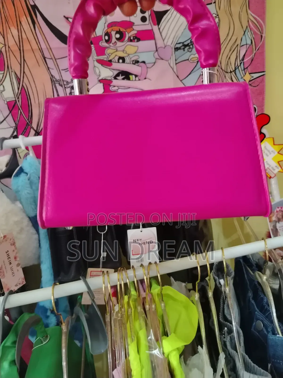 Ladies Top Pink Hand Bag