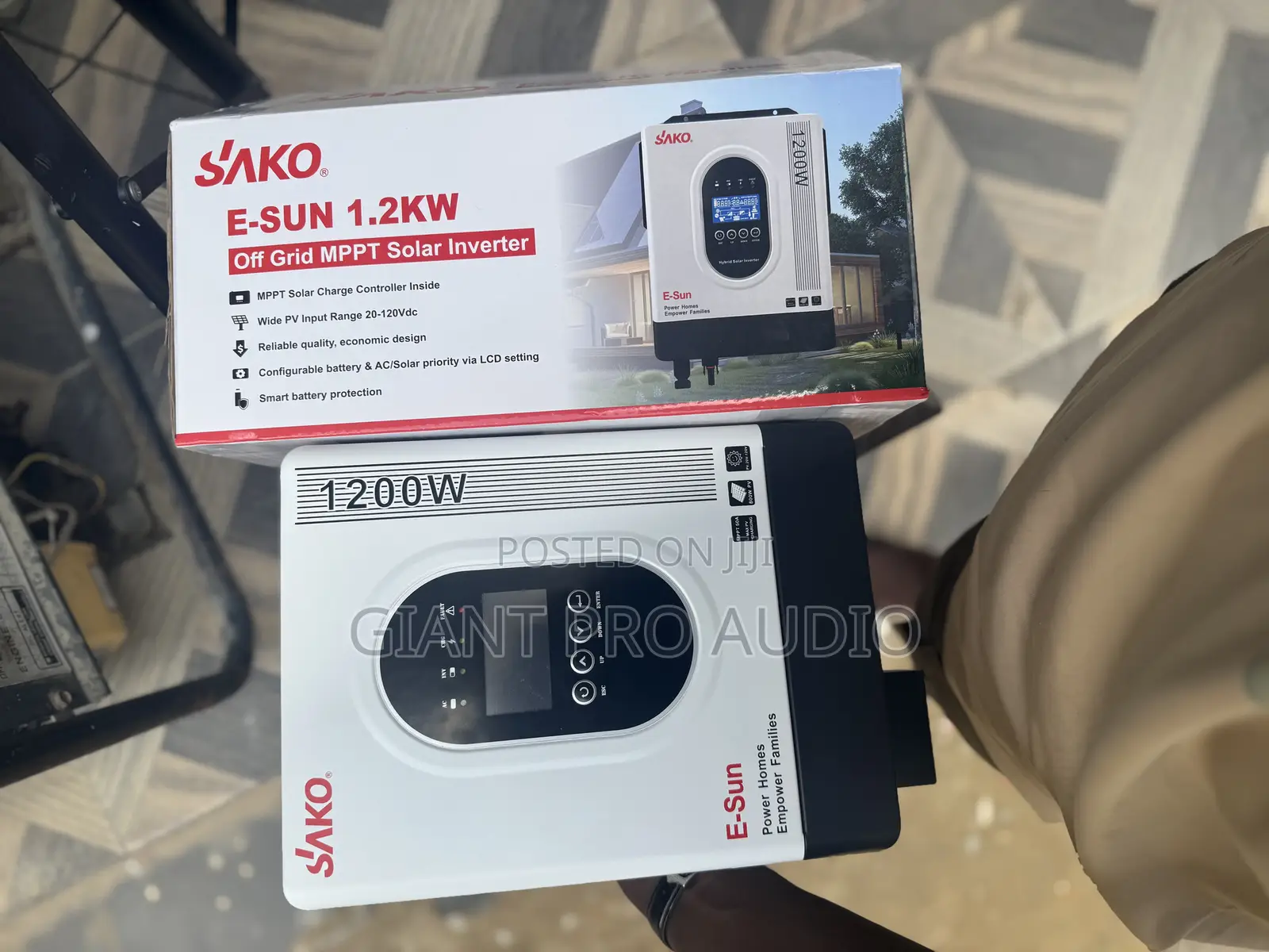 Sako E-Sun 1.2kw Offgrid MPPT Solar Inverter