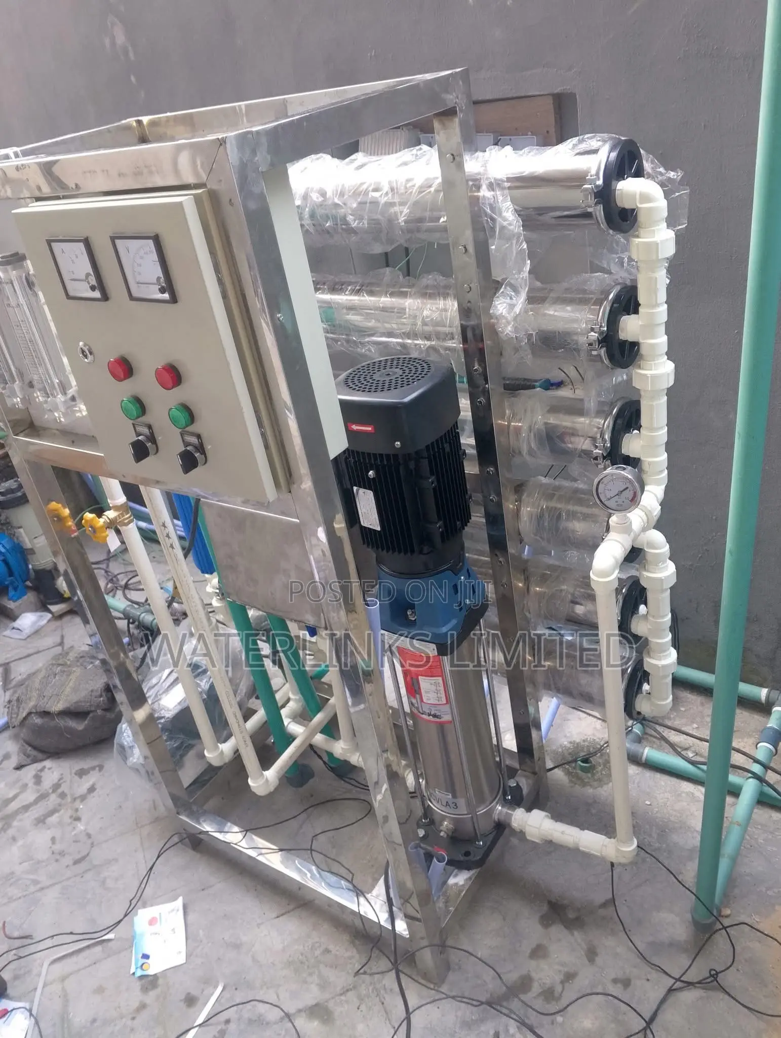 8 Membrane Ro (2000 Liters Per Hour Reverse Osmosis Machine