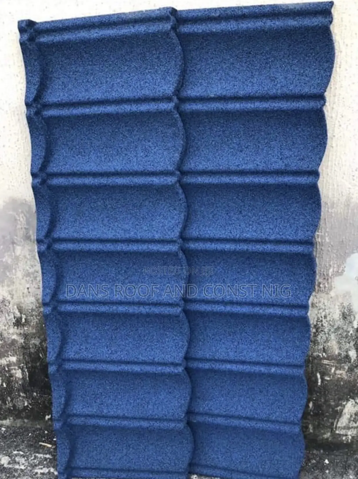 Black Spotted Blue Bond Tiles