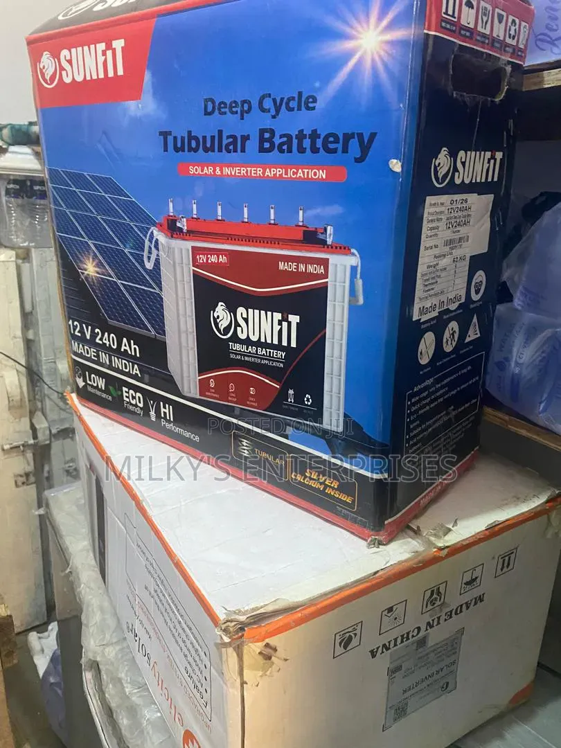 Sunfit 240a 12v Tubular Battery