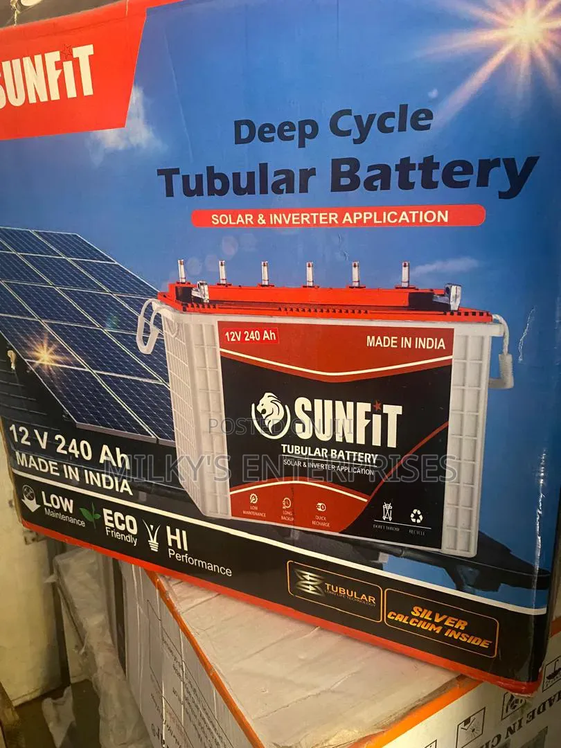 Sunfit 240a 12v Tubular Battery