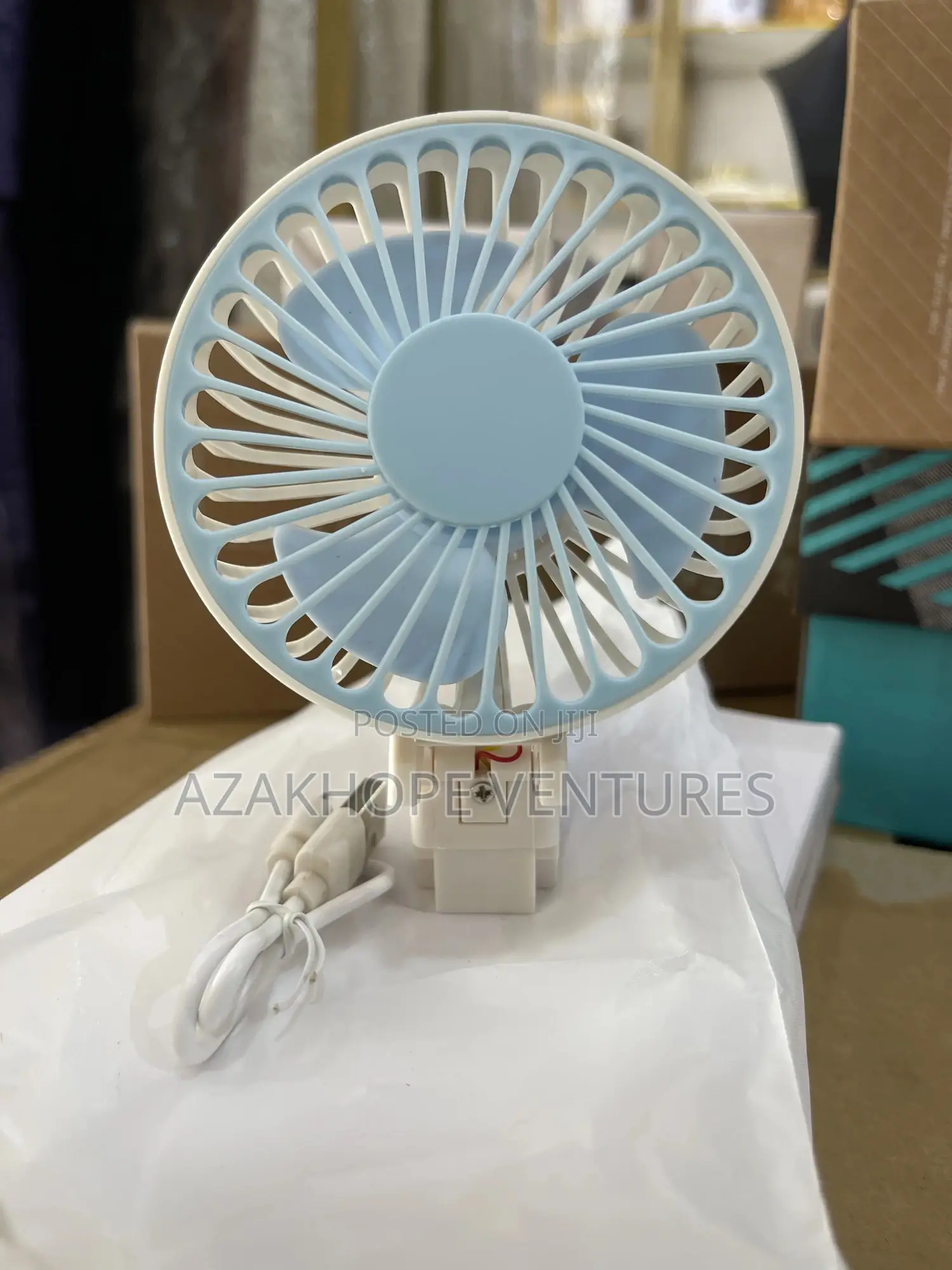 Rechargeable Usb Portable Desktop Fan