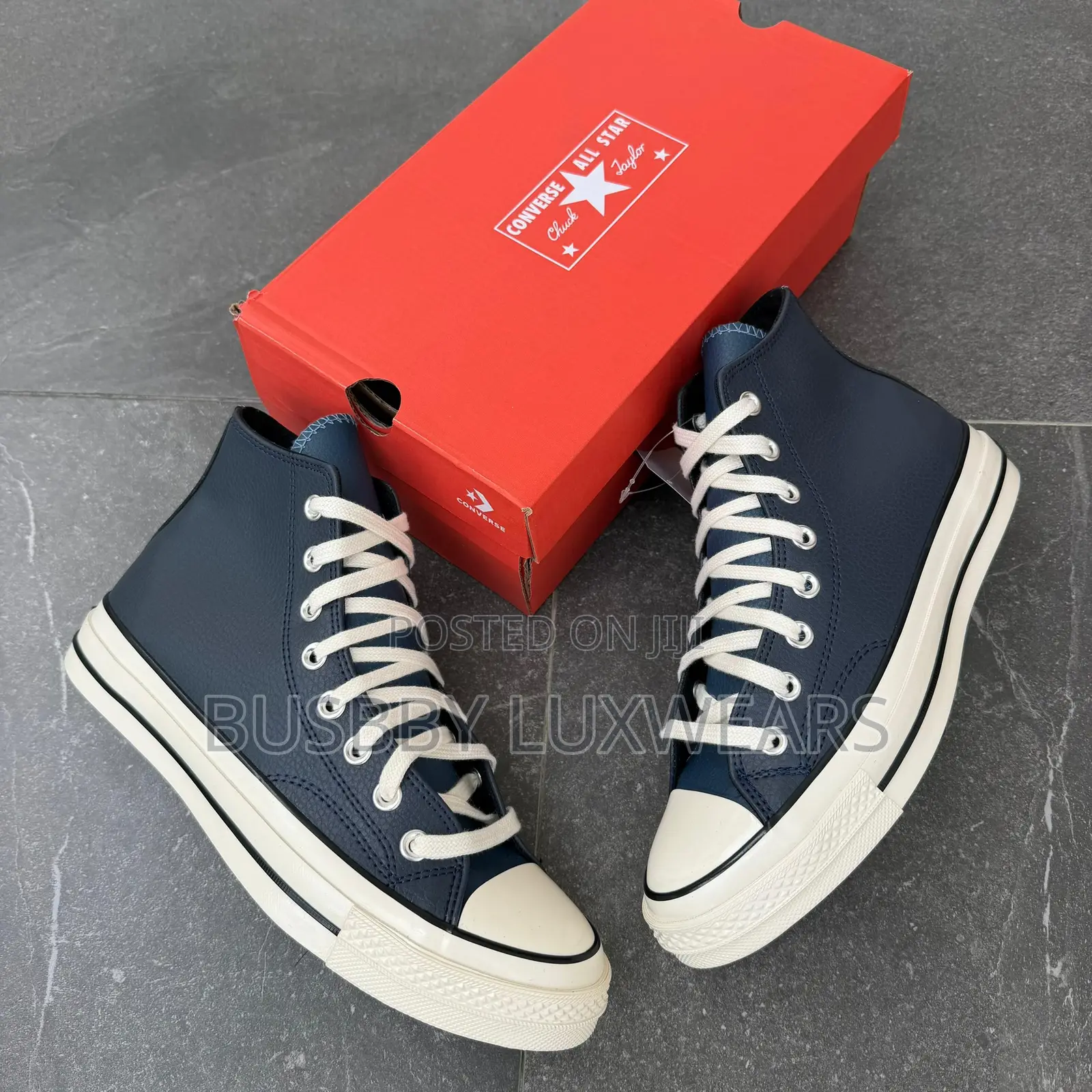 Original Converse All Star High Top Leather Sneakers