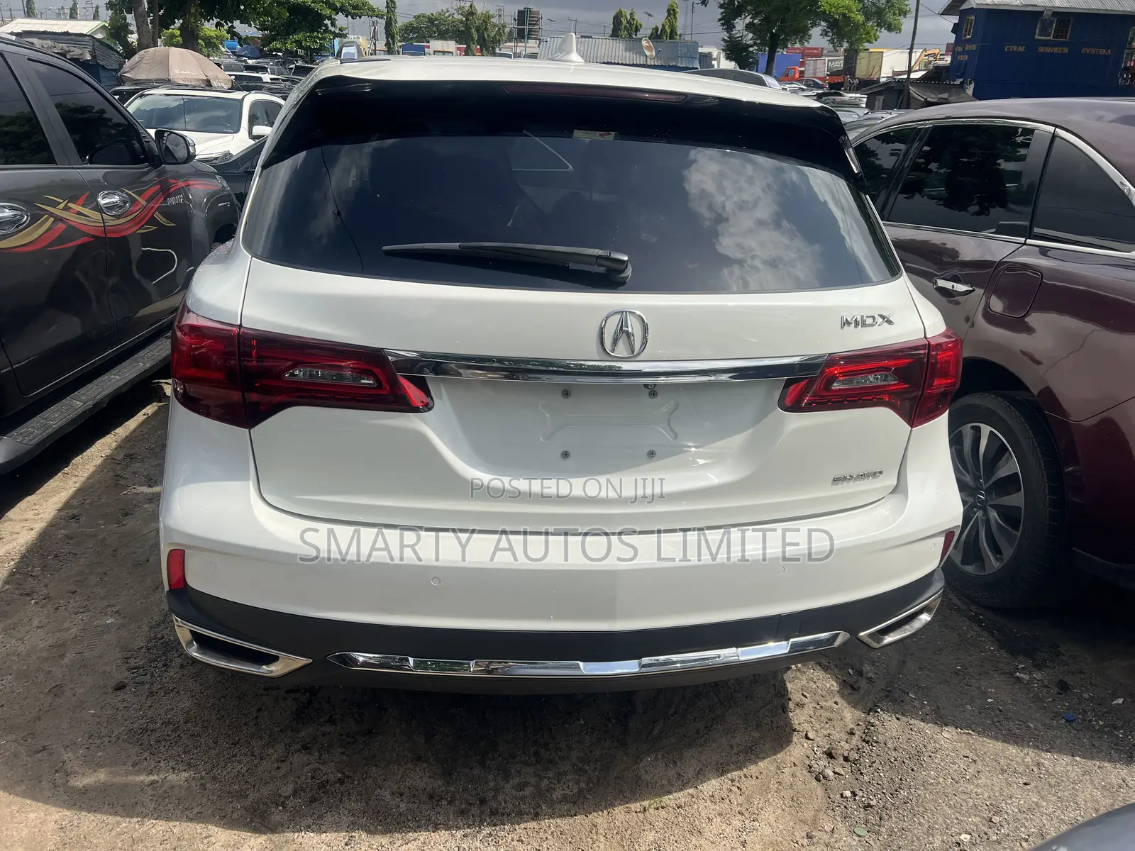 Acura MDX w/Advance & Ent. Pkgs SH-AWD 2018 White