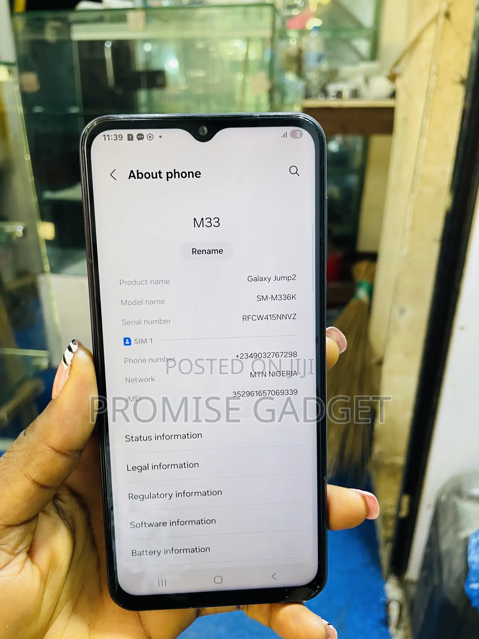 Samsung Galaxy M33 128 GB Blue