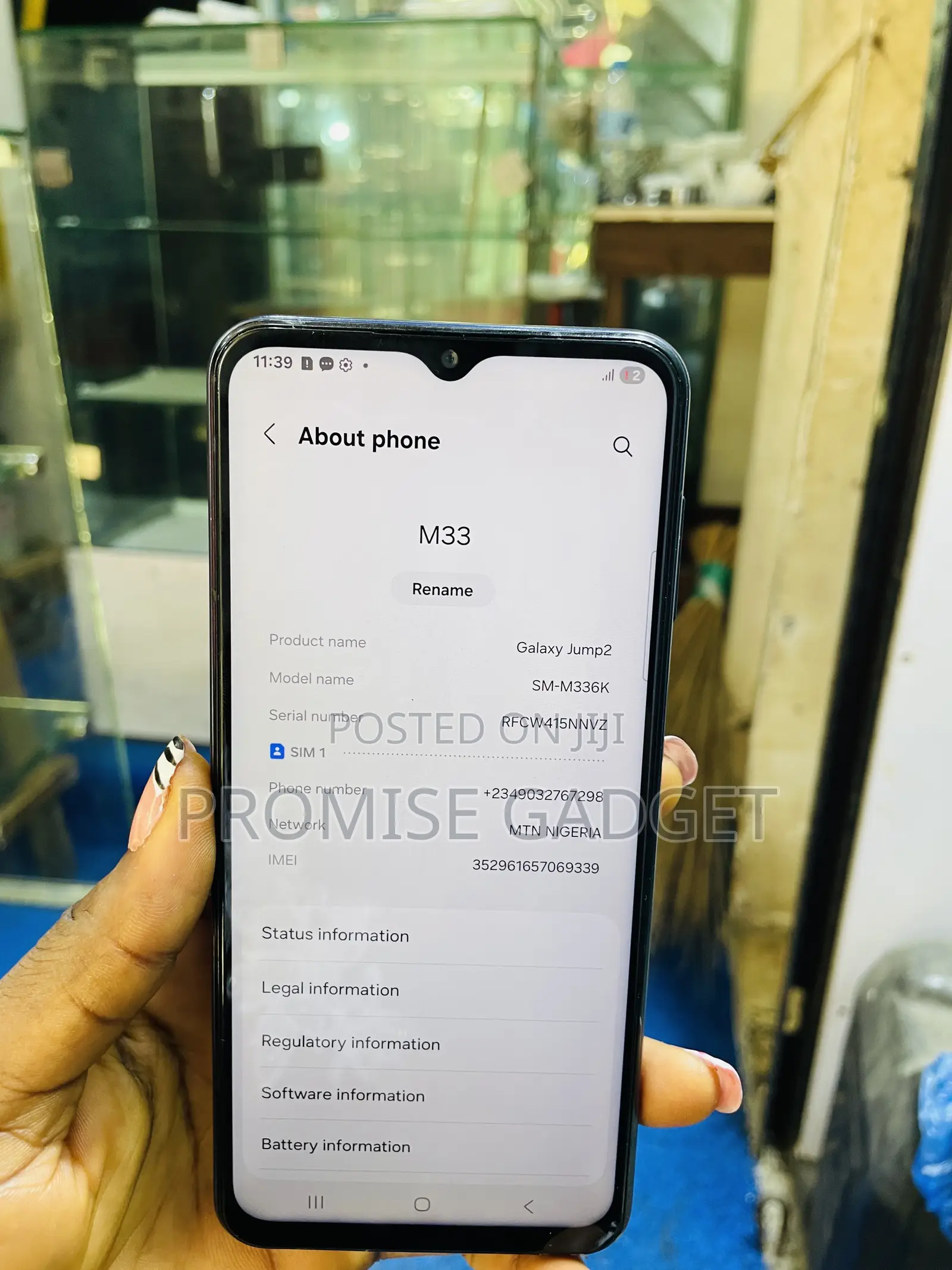 Samsung Galaxy M33 128 GB Blue