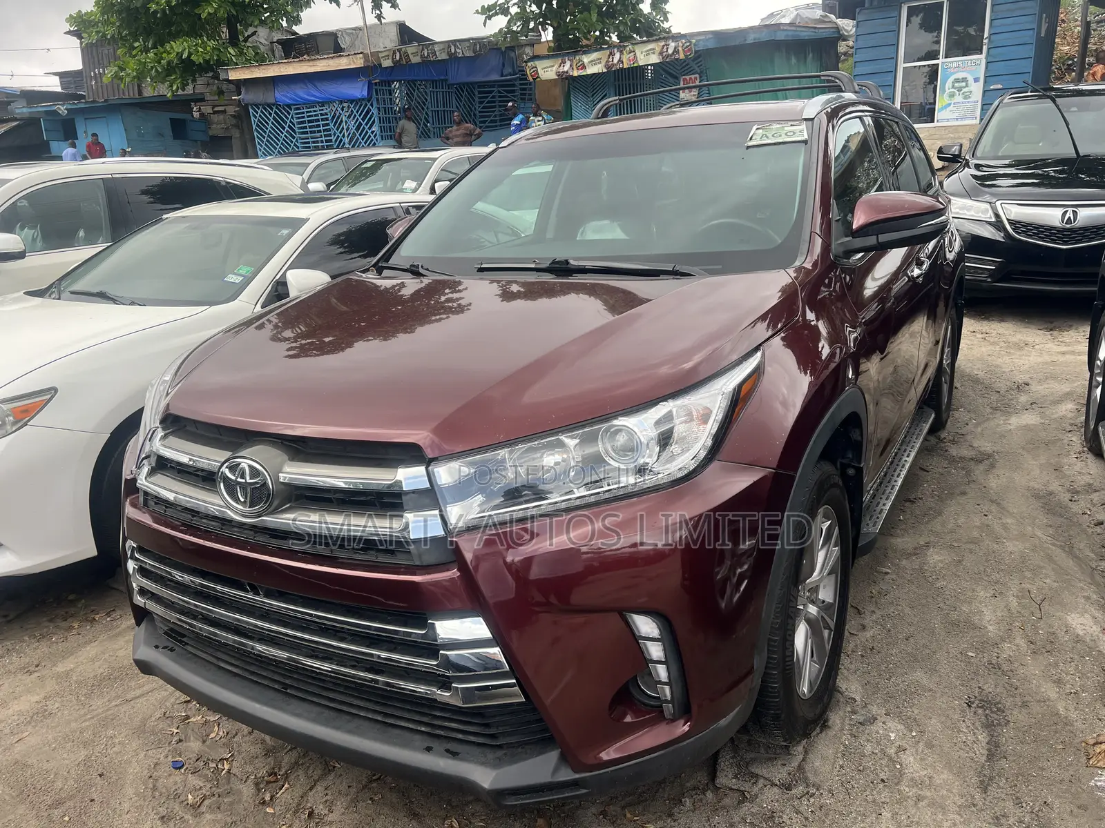Toyota Highlander XLE 4dr SUV AWD (3.5L 6cyl 6A) 2015 Burgundy
