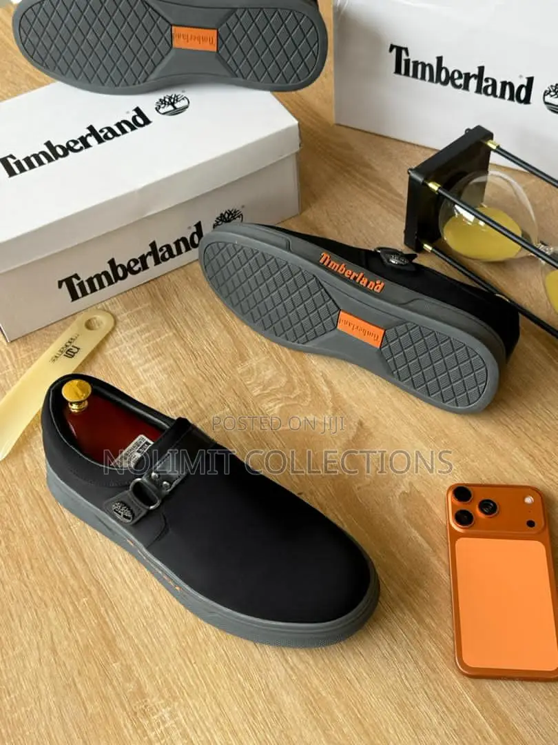 Timberland Men's Slip on Shoes With Buckle Strap