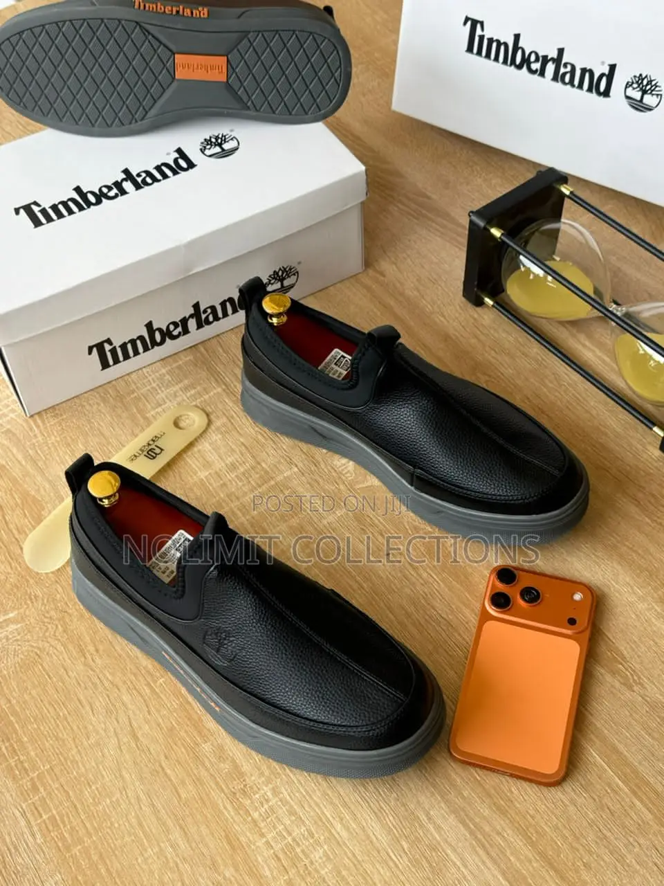 Timberland Men's Slip on Shoes With Grey Soles