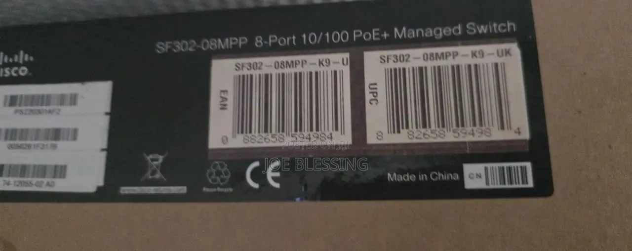 Cisco Sf302__08mpp 8port 10/100 Poe Managed