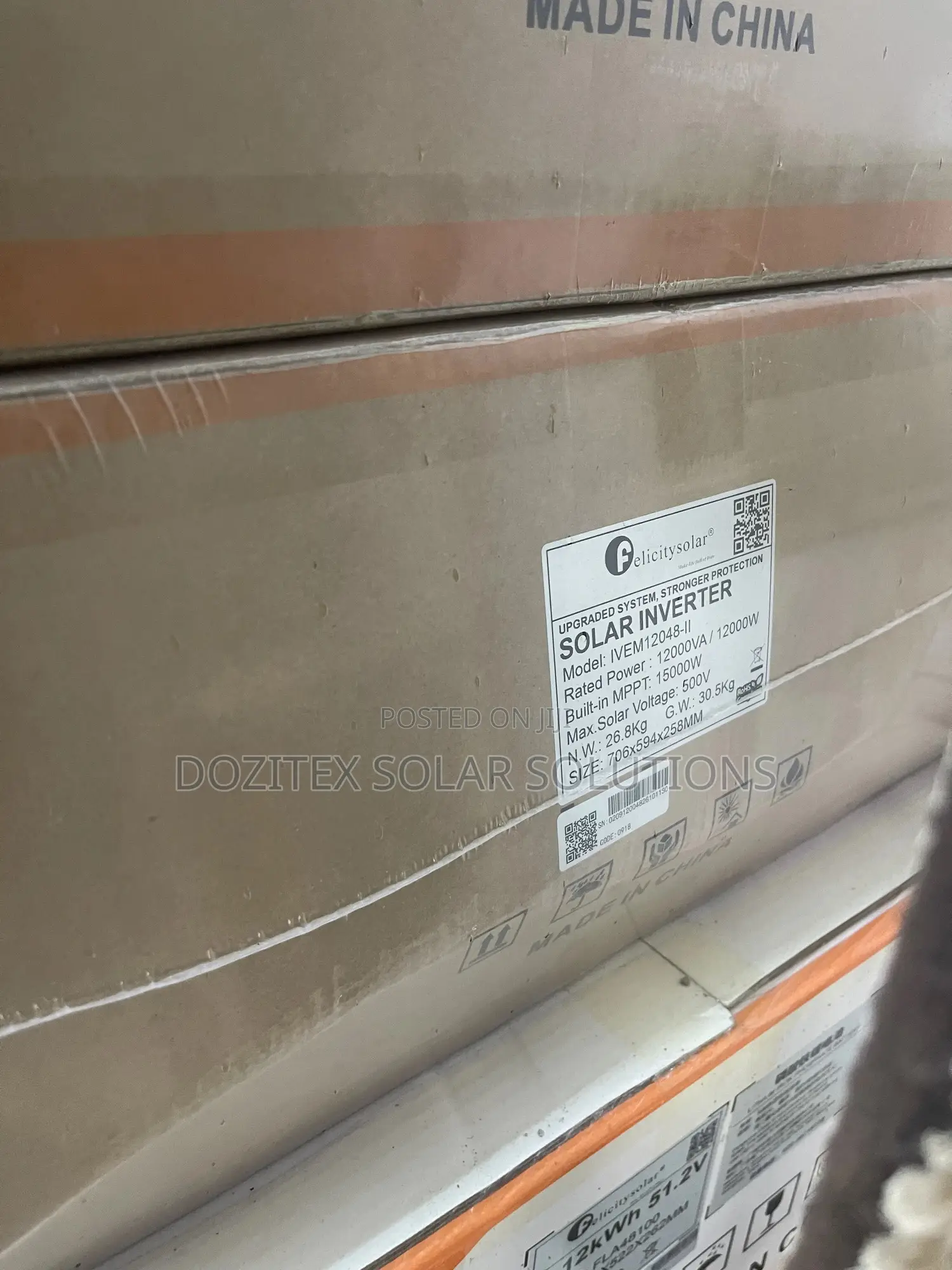12kva/48v Felicity Solar Inverter