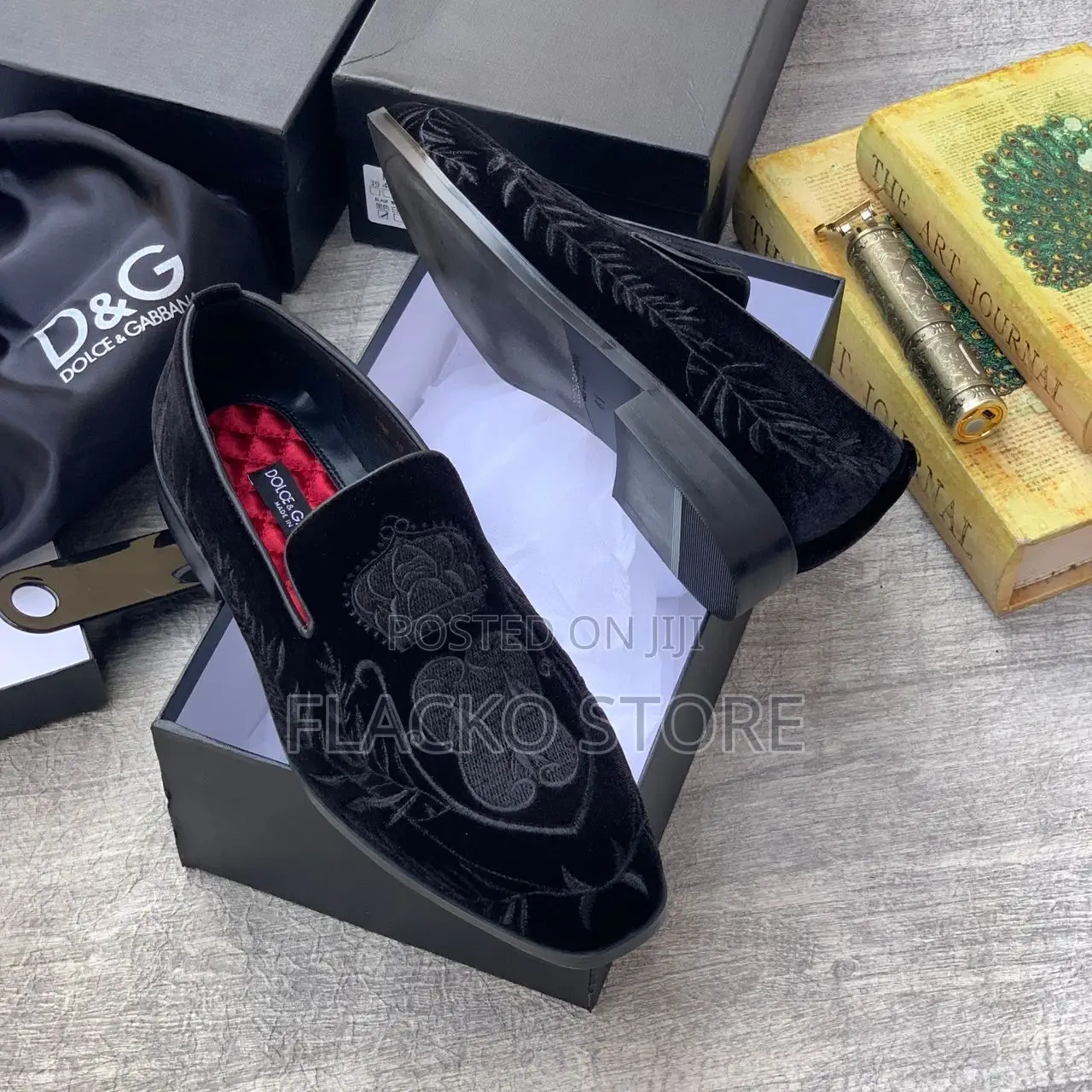 Original Dolce Gabbana Suede Royalty Loafers Shoes