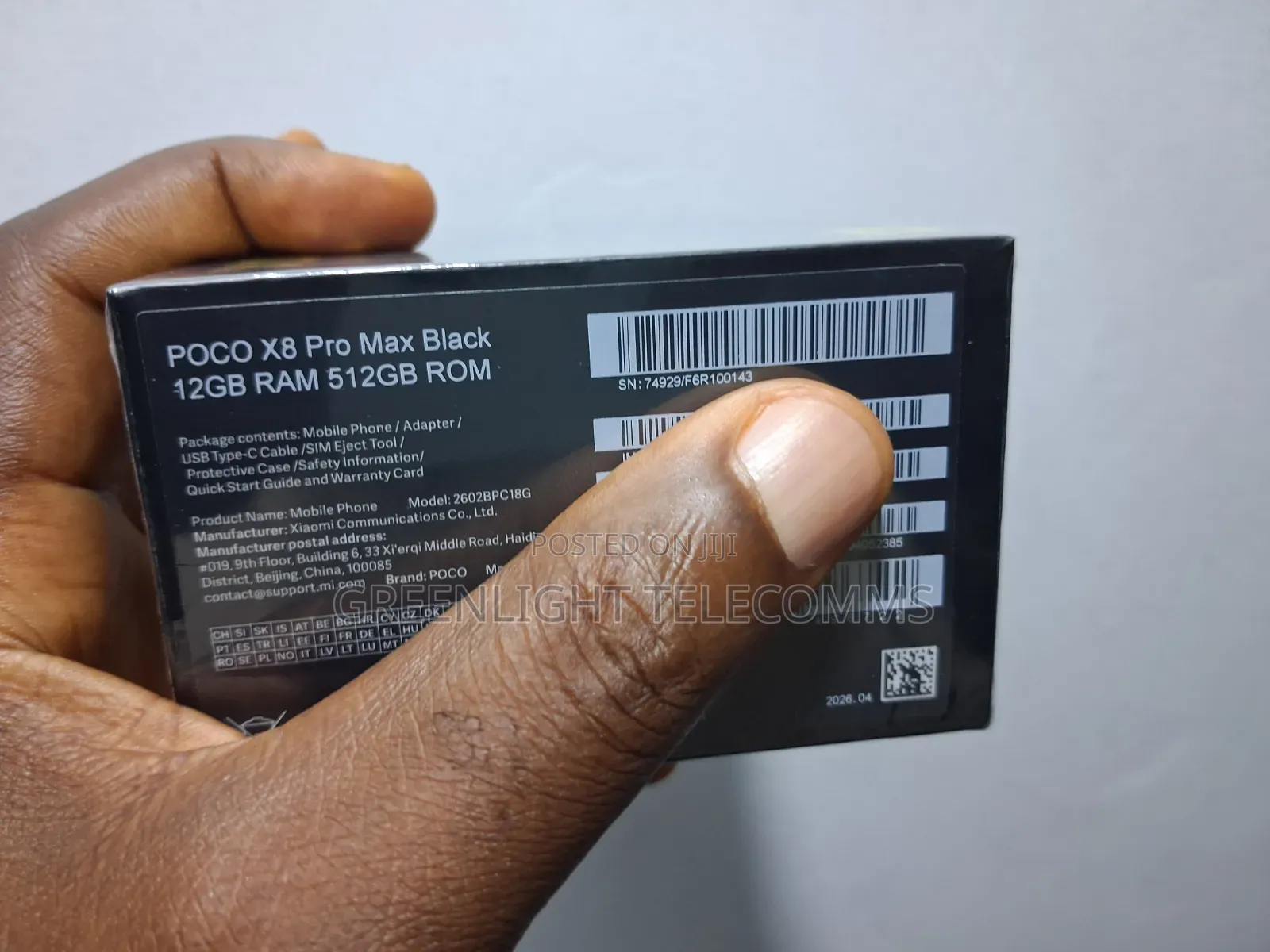 New Xiaomi Poco X8 Pro Max 512 GB Black