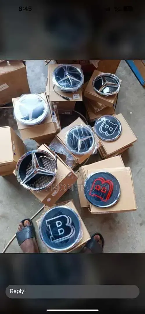 Mercedes Benz Front Gill and Logo