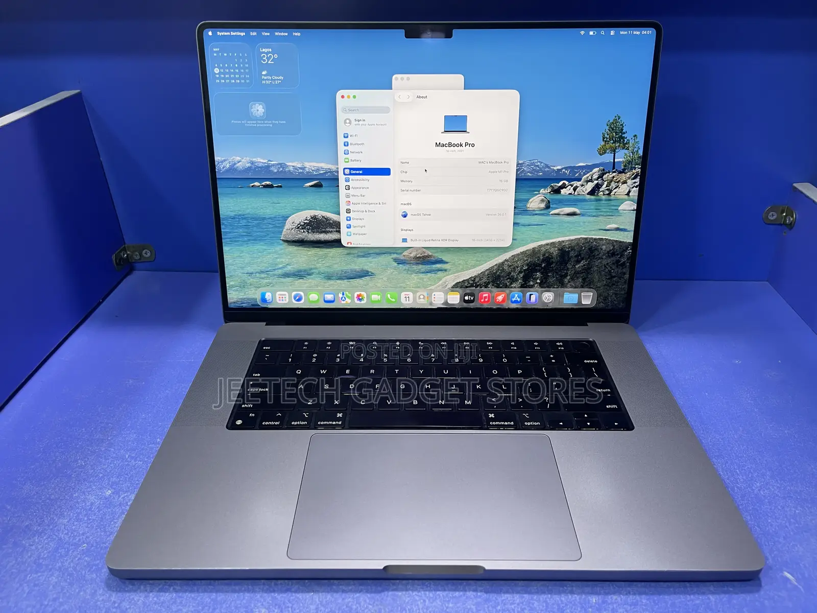 Laptop Apple MacBook Pro 2021 M1 16GB Apple M1 Pro SSD 1T