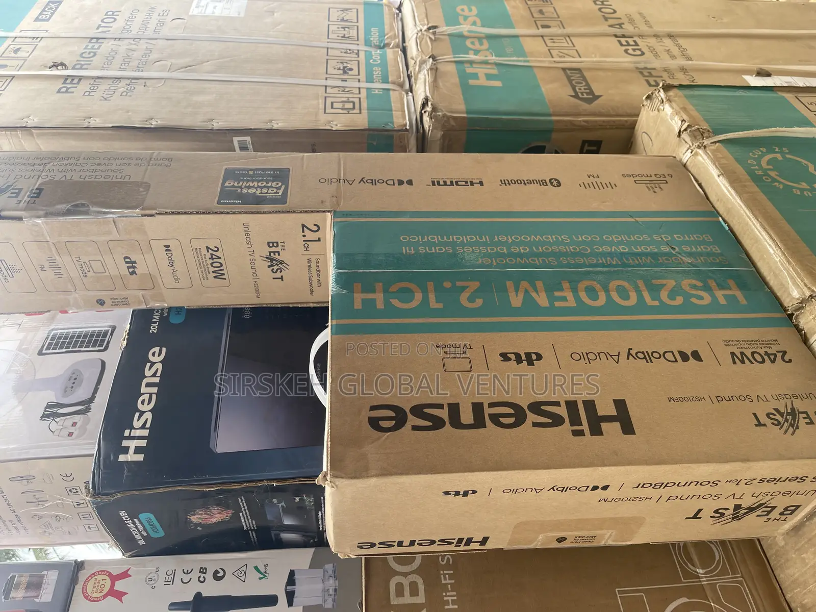 Hisense 240w Soundbar Hs2100fm 2.1ch